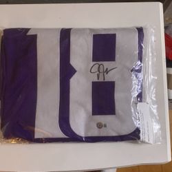 Autographed Justin Jefferson Jersey  