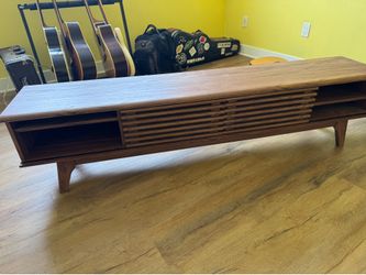 Walnut TV stand