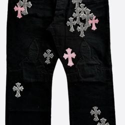 Chrome heart pants