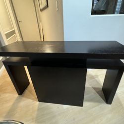 Sebring Rectangular Console Table - Dark Finish