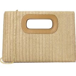 Clutch Purses for Women, Top Handle Straw Purse Handbags, Summer Shoulder Crossbody Bag, Woven Beach Bags Purses