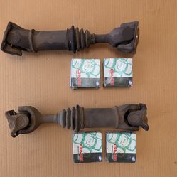 Datsun 510 OEM half shafts with new U-joints