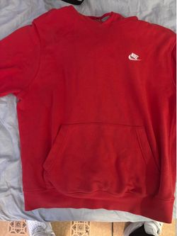 Red nike sweater