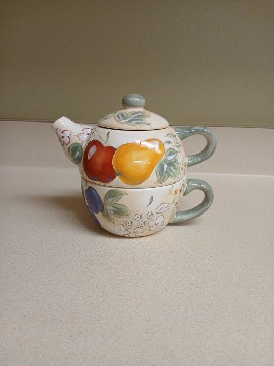 3 Piece TEA Pot For One