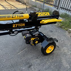 Champion Power Equipment 27 Ton 224 cc Gas Powered Hydraulic Wood Log Splitter w/Vertical/Horizontal Operation and Auto Return-with... Ver más 