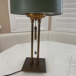 Mid Century Modern Brass Table Top Lamp