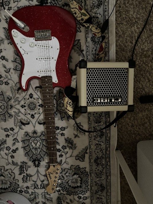 Electric Guitar And Keyboard