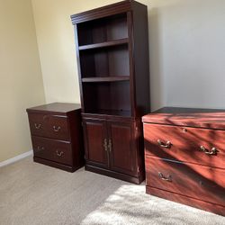 File Cabinets And Closing Bookcase 