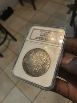 1921 -P Mint Morgan Silver Dollar (Toned)