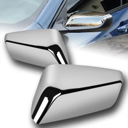 For 2016-2025 Chevy Malibu Mirror Chrome Mirror Covers Trim With Turn Signal Cut -(2-MC-2236