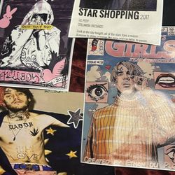 Lil peep poster lot. very nice quality 