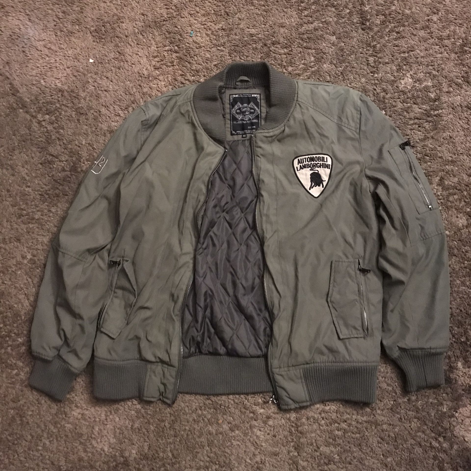 Amsterdam Couture Lamborghini Bomber Jacket 