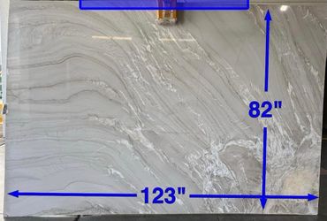 Luxi Diamonds Quartzite Slab 123x82, 70 sq ft, Delivered