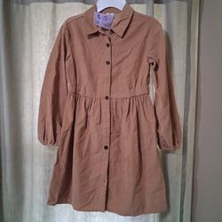 Corduroy style cotton dress