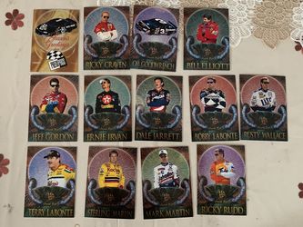 Press Pass Mint Foil Print NASCAR Trading Cards 1997