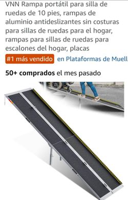 Rampa para sillas de ruedas 10 pies