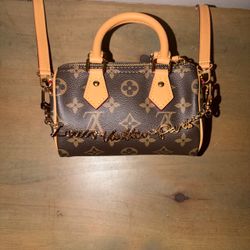 Louis Vuitton Monogram Mini Speedy Crossbody Bag