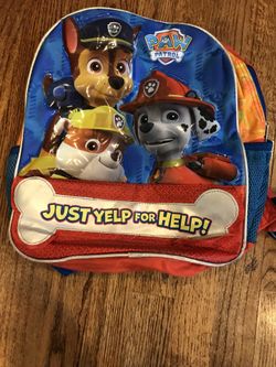 Paw patrol back pack