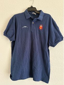 Atletica Hanes Monarcas Morelia Futbol Soccer Polo Shirt Medium Vintage