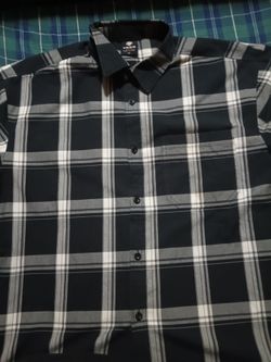 Black plaid yago shirt