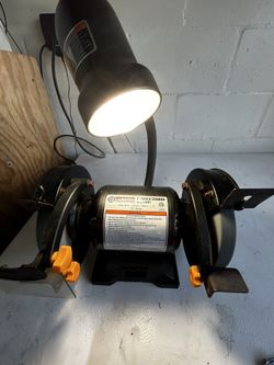 Used 6” Bench Grinder W/light