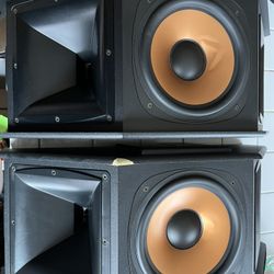 Klipsch RS7 And A 15 Inch Sub Woofer.