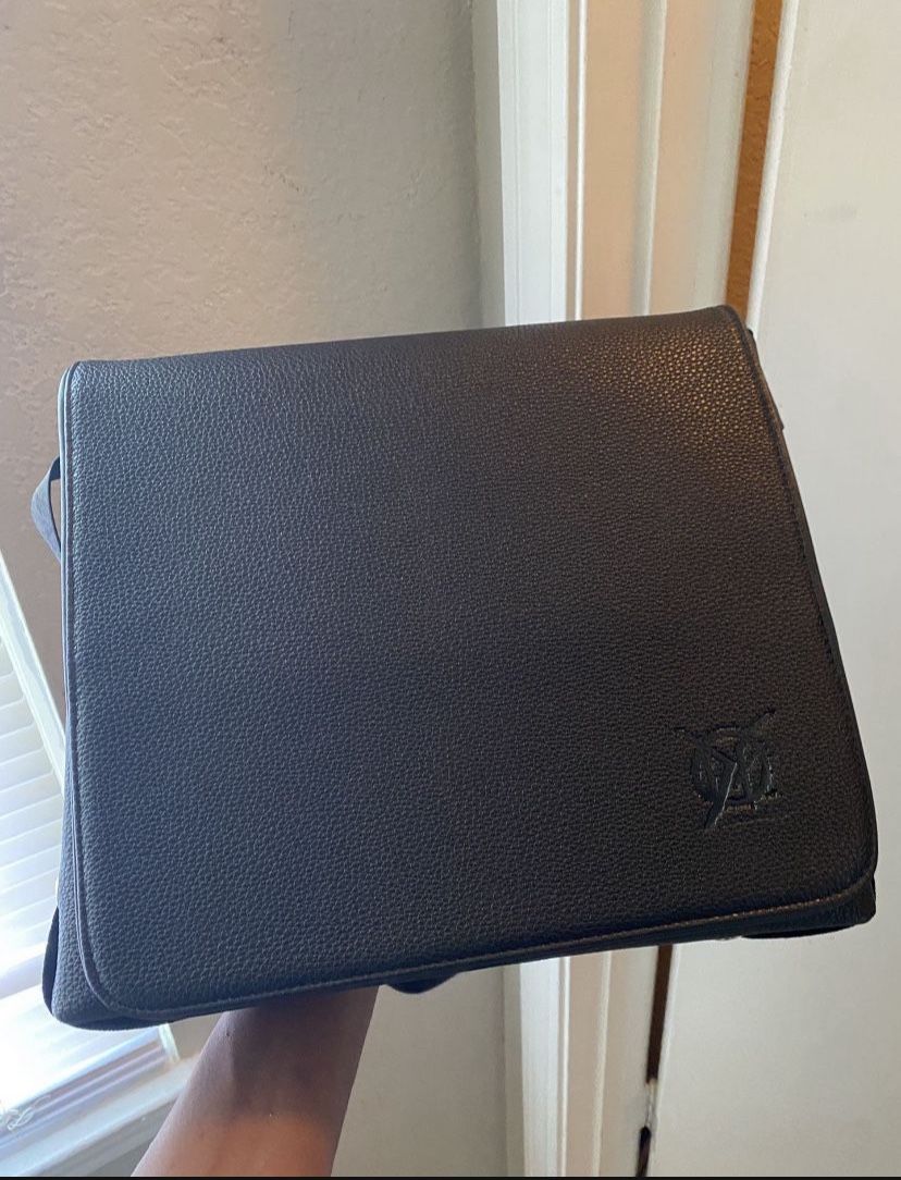 Black New Large Deadface messenger bag