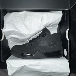 Jordan 4 Blackcat Preschool size 13c