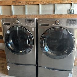 LG washer and electric dryer