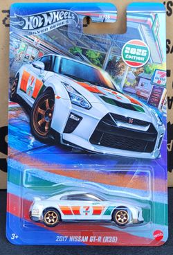 New! 2026 7-Eleven Hot Wheels Silver Series 2017 Nissan GT-R (R35)