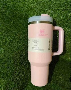 Stanley Quencher 40ozTumbler Pink with Handle