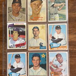 Various Old Baseball Cards 18X