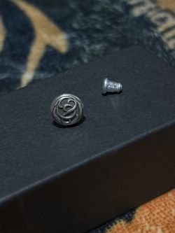 .925 CH STUD EARRING (B)