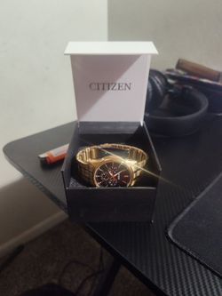 Gold Citizen Quarts Watch