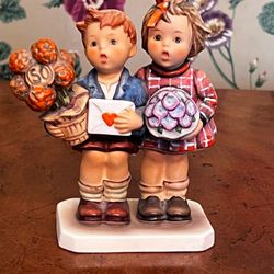 Rare Vintage Hummel Goebel The Love Lives On 50th Anniversary Figurine Sculpture House Decor