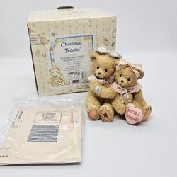 New Cherished Teddies Elizabeth & Ashley My Beary Best Friend #916277 Figurine


Mint condition, kept in the box, box has some spots/writing


Two gir
