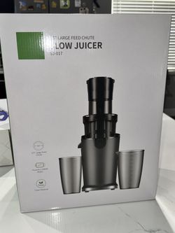 3.5” Large feed Chute Slow juicer