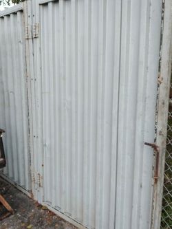 2 Heavy Duty Metal Doors