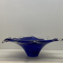 Vintage Art / Studio Glass water Splash glass Bowl