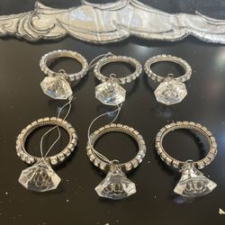 6 Diamond Ring Ornaments