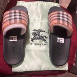 Burberry Slide Sandals Size 42
