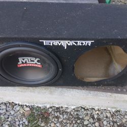 Mtx Termenater Speaker Box For 2 12in Subwoffers.