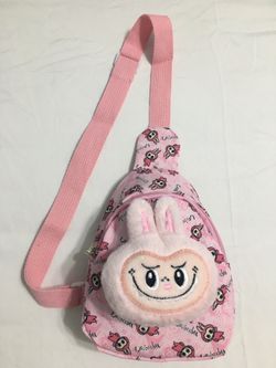 Cute Labubu Crossbody Bag Pink