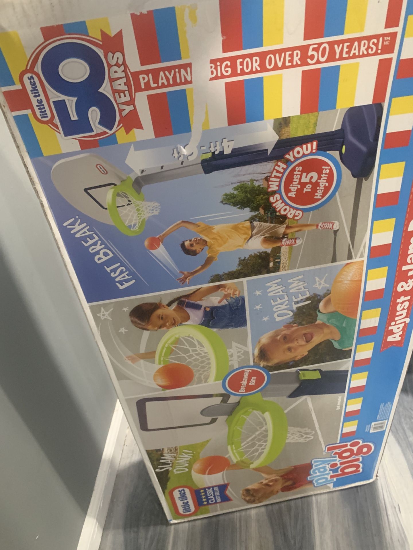 Little Tikes Adjust & Jam Pro Basketball Set