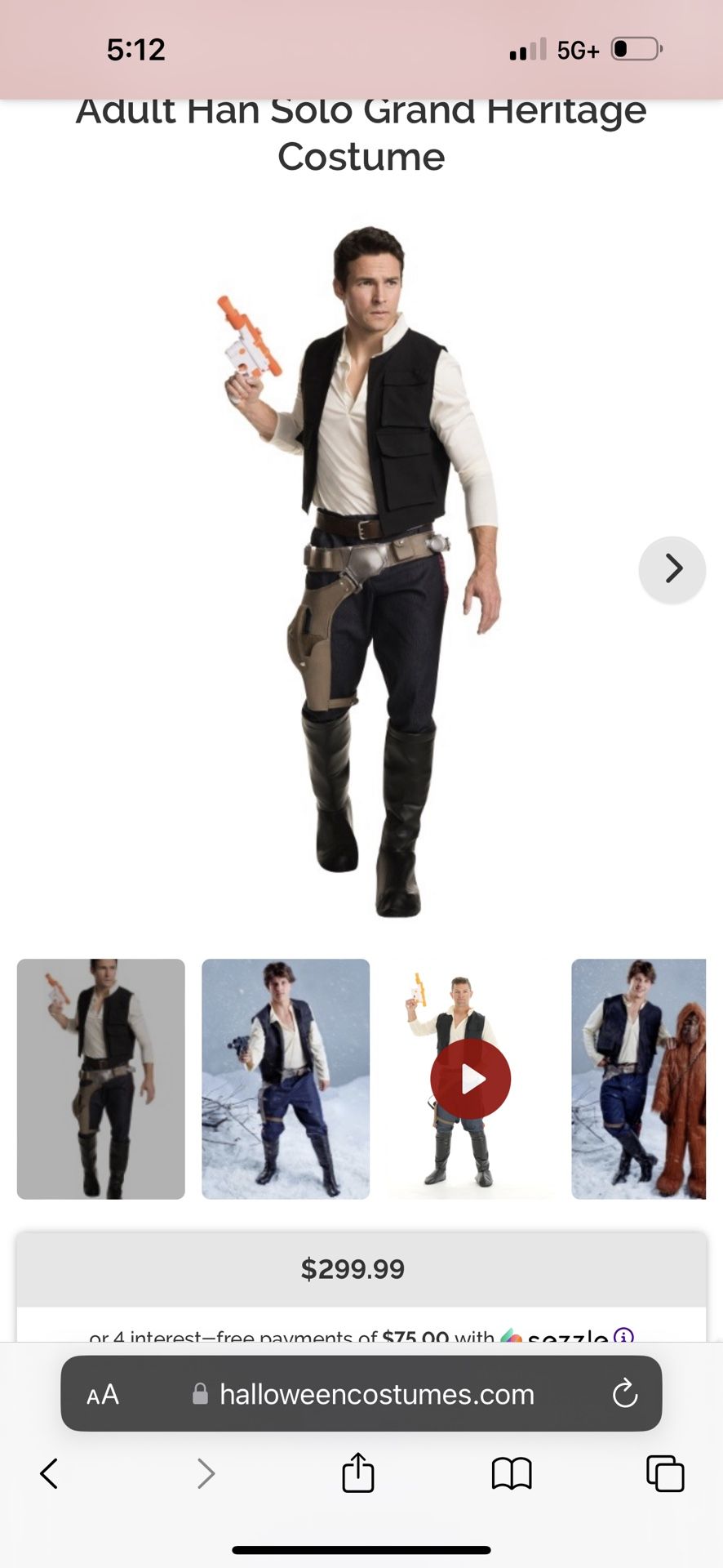 Men’s Han Solo Grand Heritage Costume 