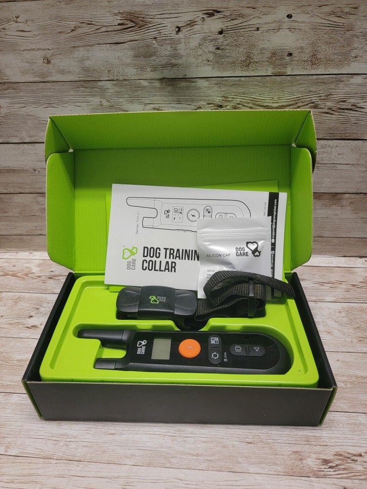 Well-D TC01 Dog Care Training Collar Rechargeable Shock w/3 Modes - 1000 ft Range