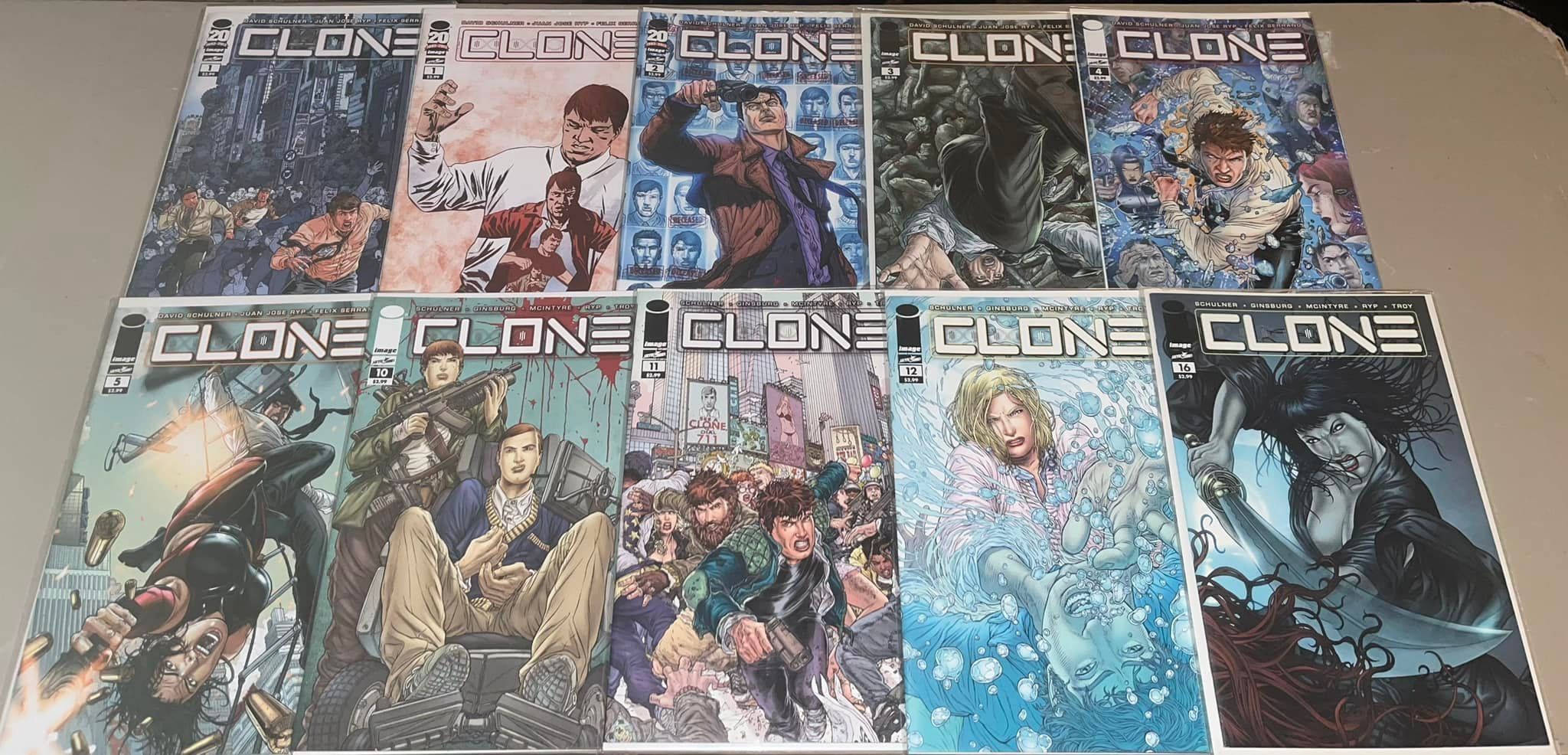 IMAGE COMICS Clone (Lot) x10