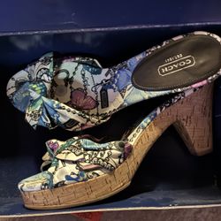 Coach Heels Size 10