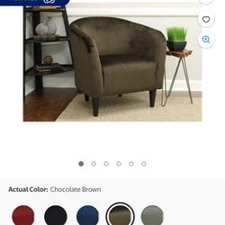 Beautiful Upholstered Tub Accent Chairs With Matching Lumbar Pillow (5 Green) *MakeAnOffer*