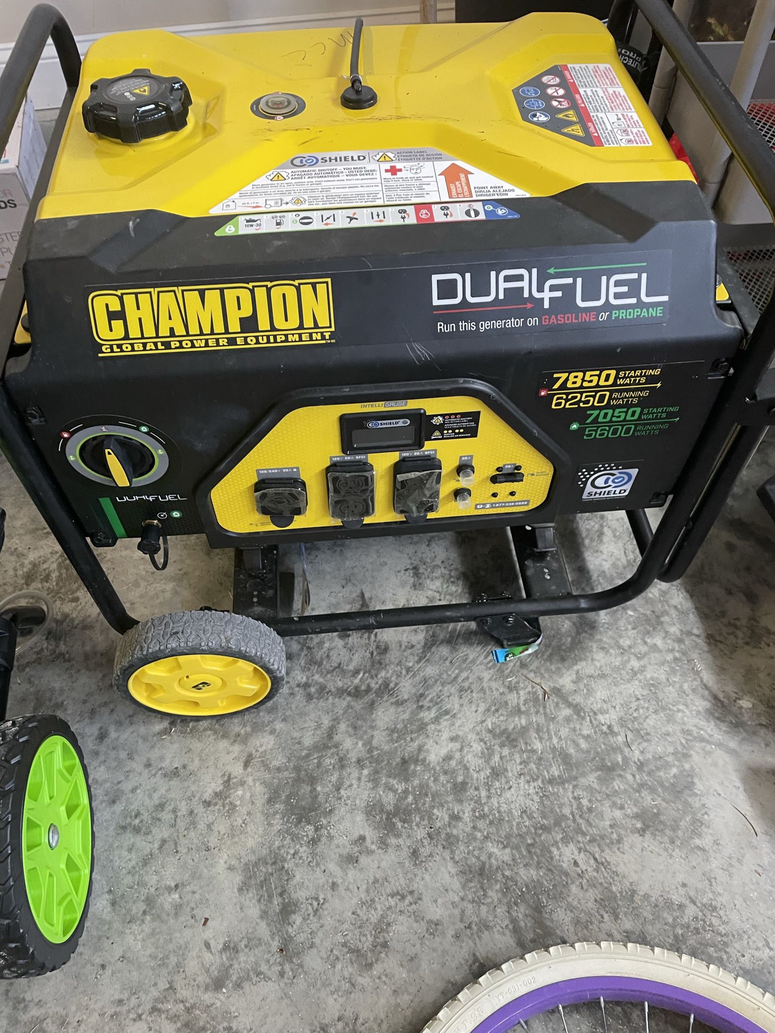 Dual Fuel Champion Generator (trade For Nice Black stone)